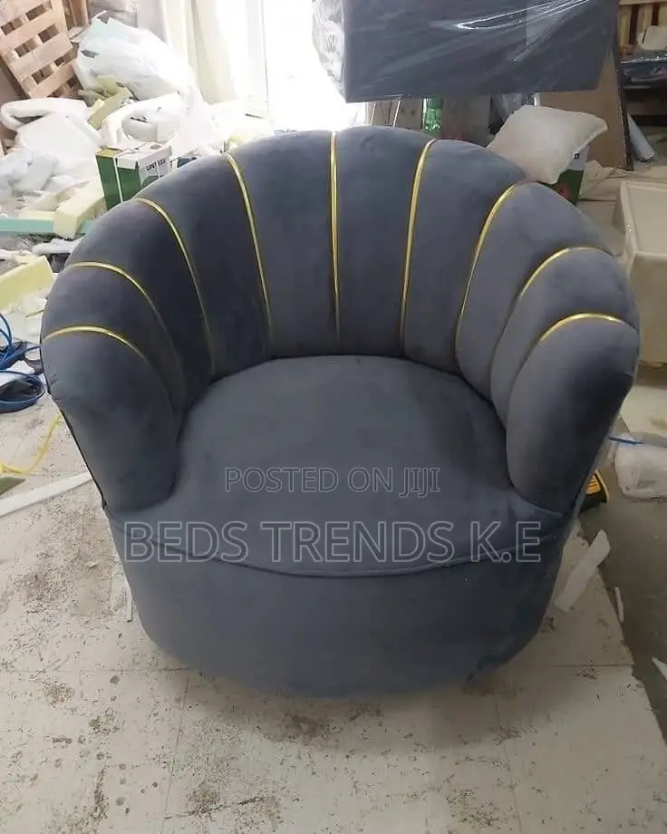 Dark - Grey Accent Chair