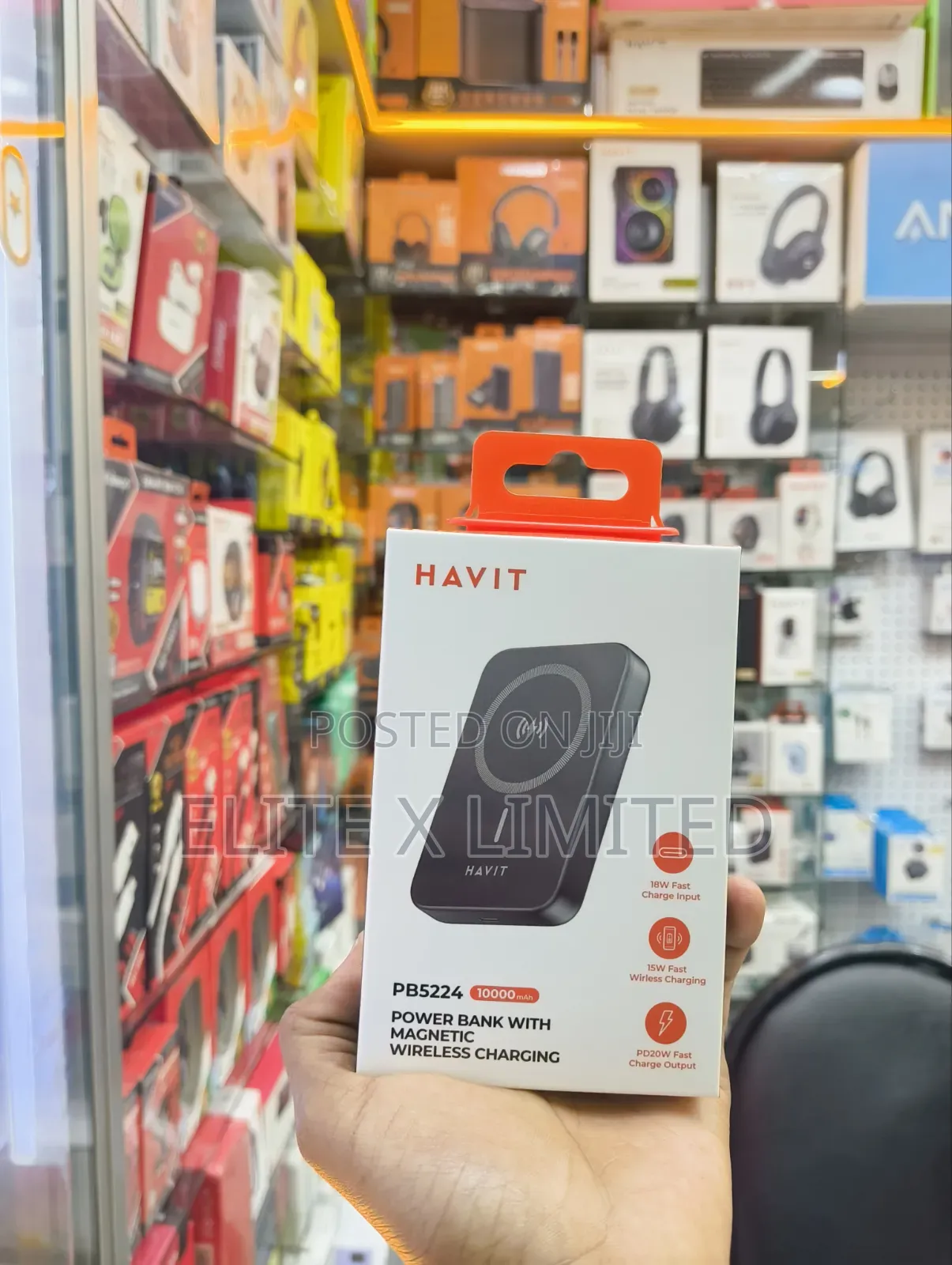 Havit Powerbank With Magnetic Wireless Charging