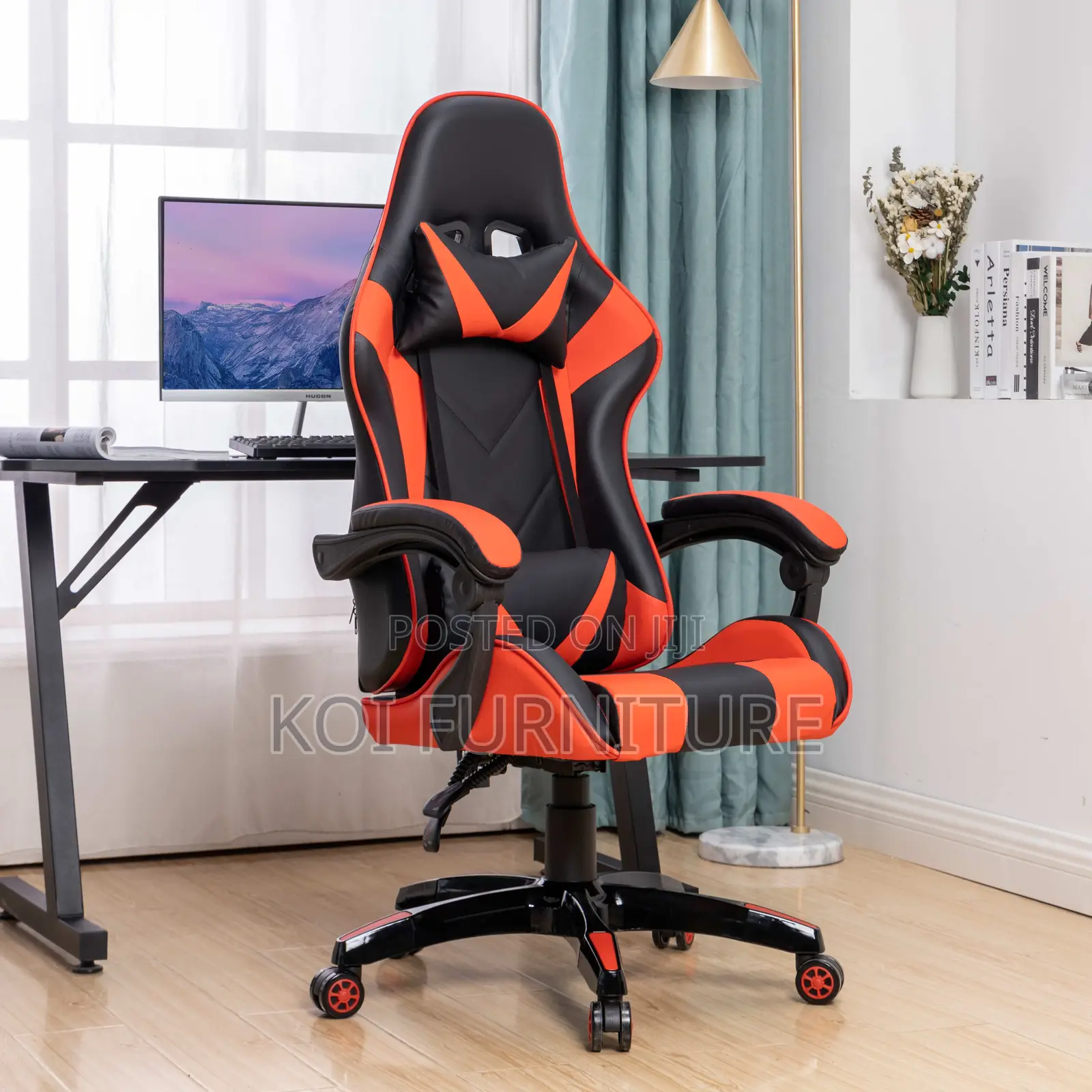Office Chairs; Leather Reclining Executiveoffice Gamers Streaming Seat
