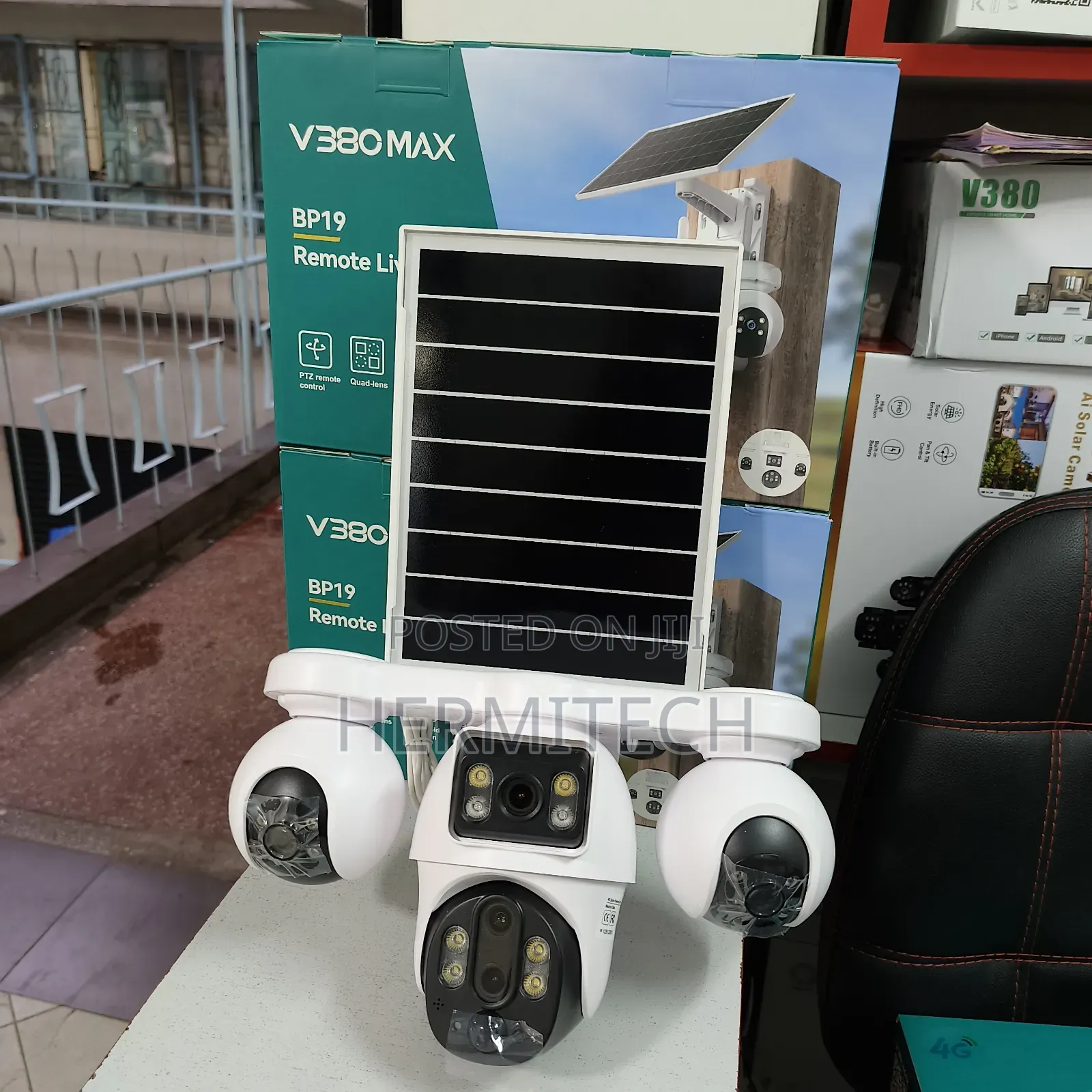 V380remote View 4g 4-Lens CCTV Camera Camera