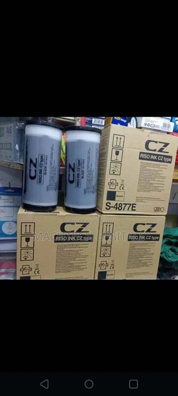 Cv and Cz Riso Ink