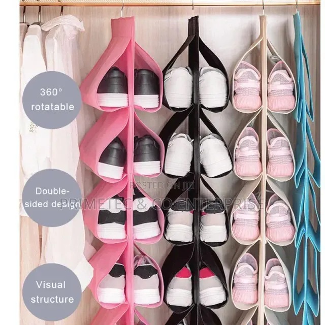 12 Grid Hanging Storage Bag, Closet Organizer