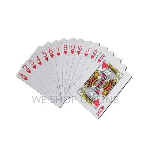Plastic Poker Game Playing Cards