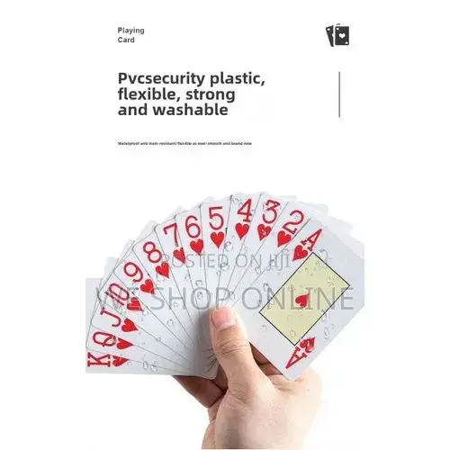Plastic Poker Game Playing Cards