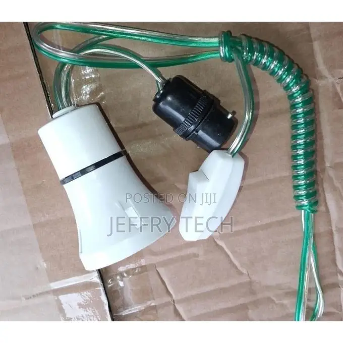 Bulb Holder With Power Cable and Switch