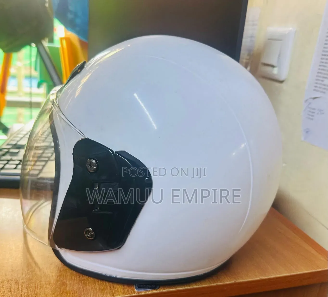 Open-Face (Or Half-Face) Motorcycle Helmet
