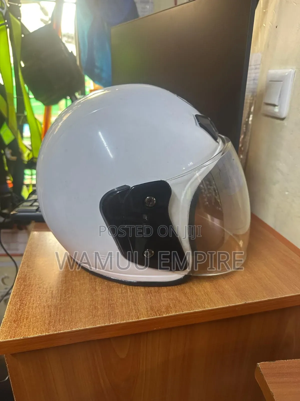 Open-Face (Or Half-Face) Motorcycle Helmet