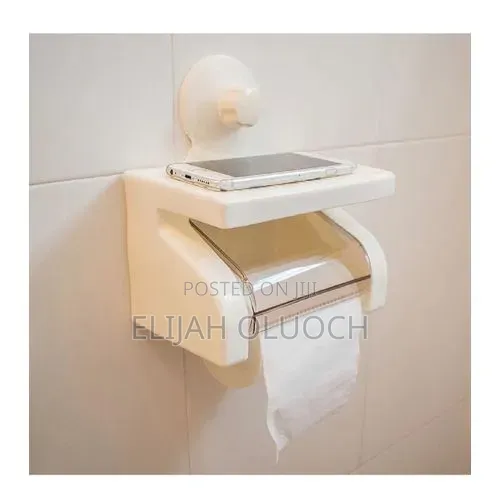 Tissue Paper Holder With Suction*
Colours: White