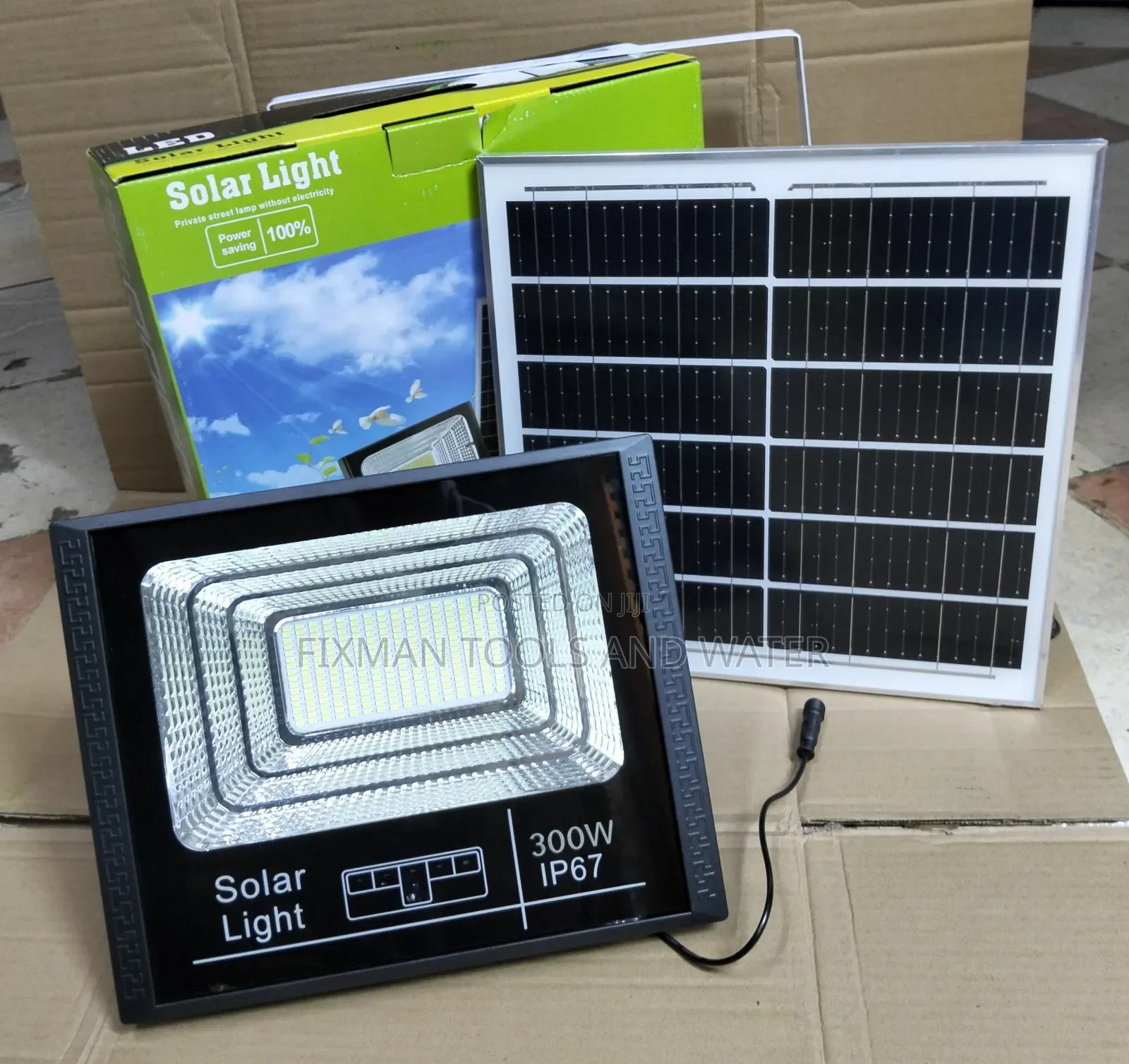 Bright Ip 67 Security Solar Lights 300 Watts for Commercial Security