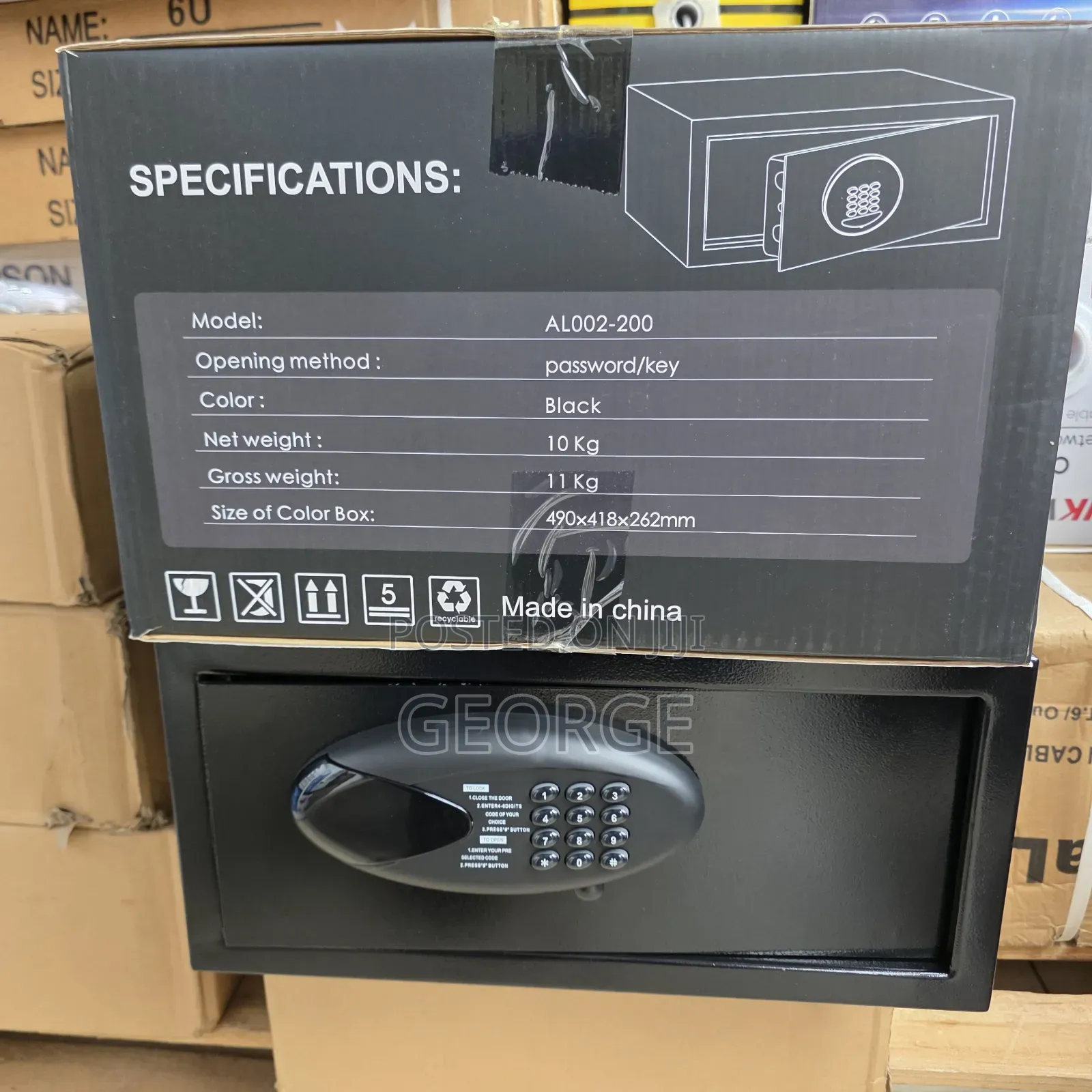 Safebox 11kg Digital Lock Safe – Secure Storage Made Easy