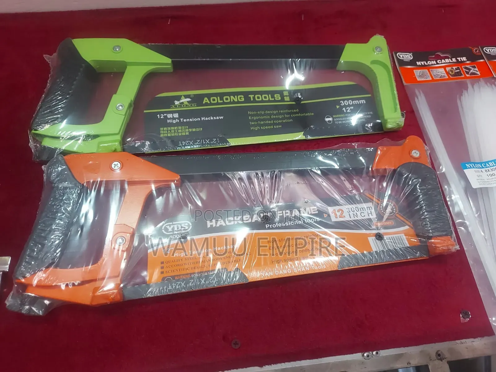 Aolong 12-inch (300mm) High Tension Hacksaw