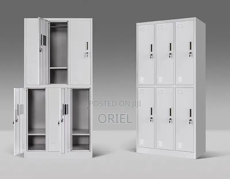 Office Cabinet : Office 6-Door Metallic Steel Cabine