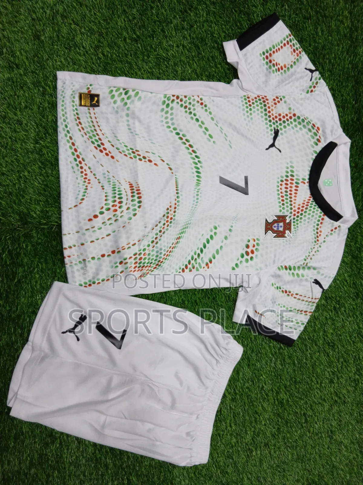 Ronaldo Away Portugal Jersey Kids-Set
