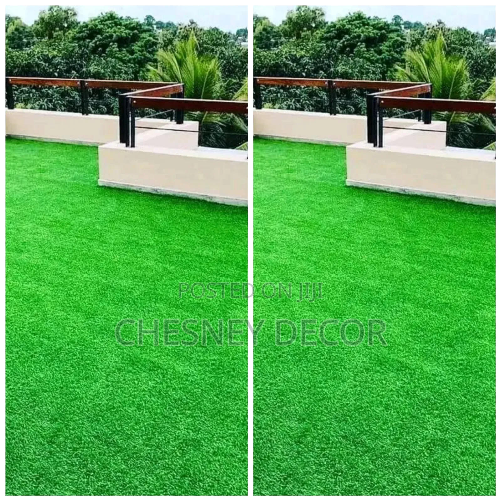 Artificial Turf for Natural Look Greenery Rooftop