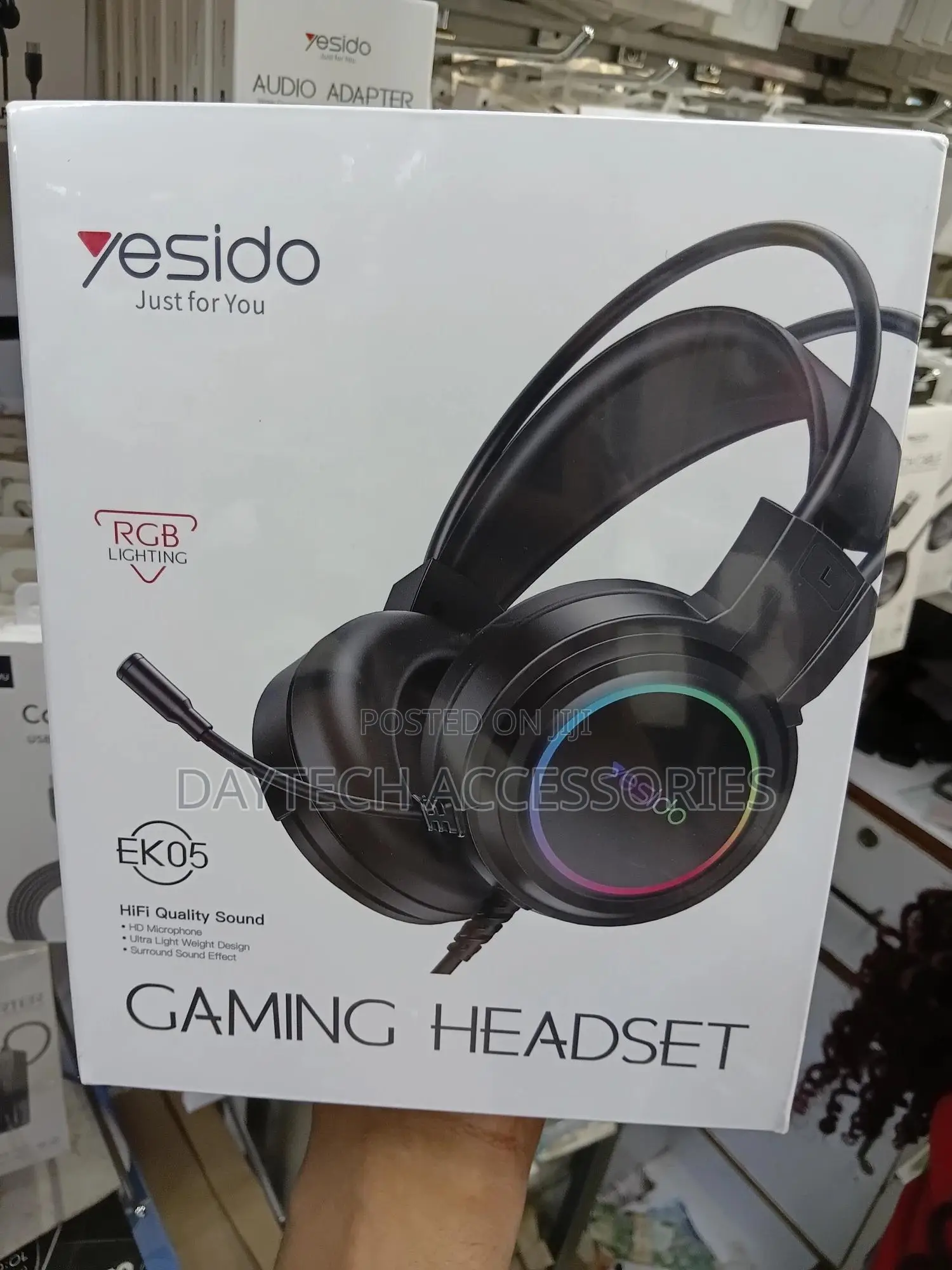 Yesido Ek05 Usb Wired RGB Light Gaming Headset With Mic