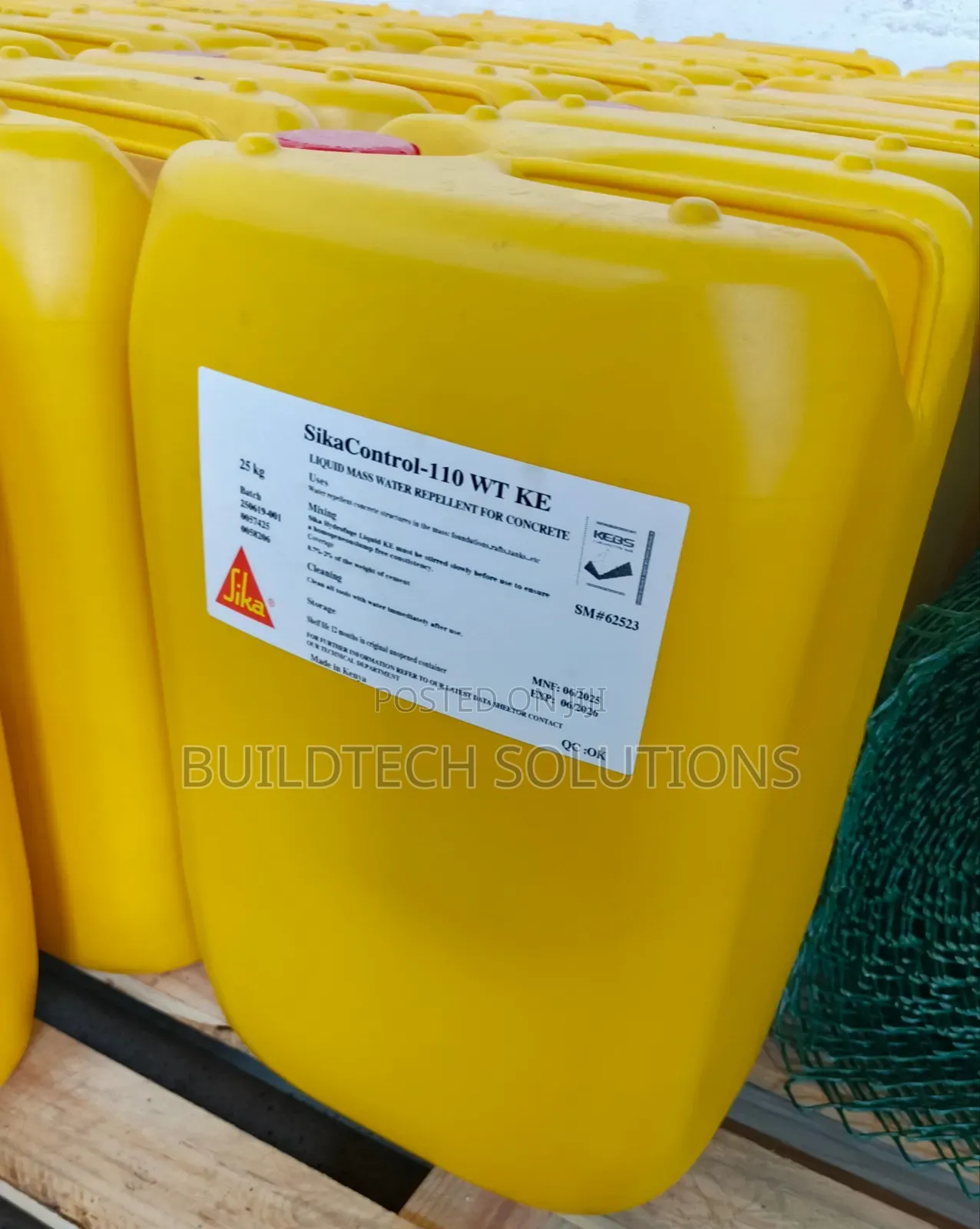 Sika Control 110 Wt 25ltrs Waterproofing Admixture