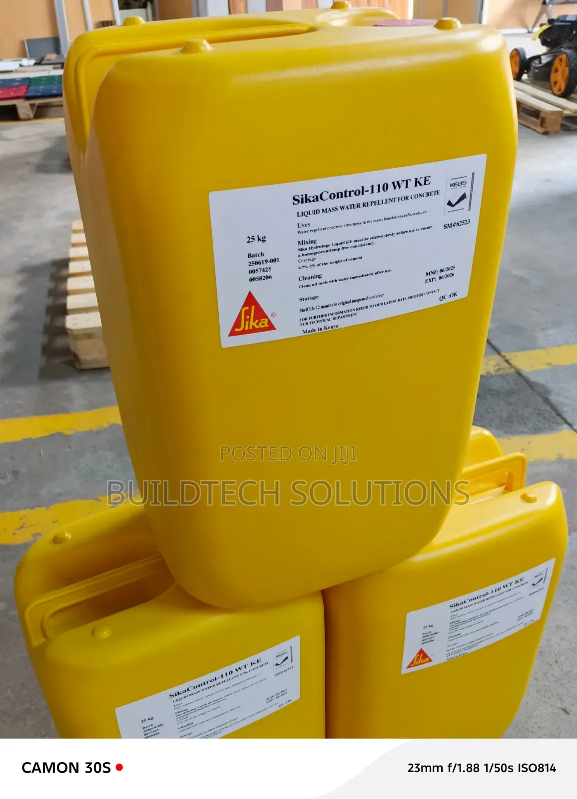 Sika Control 110wt/Sika Hydrofuge 25kgs