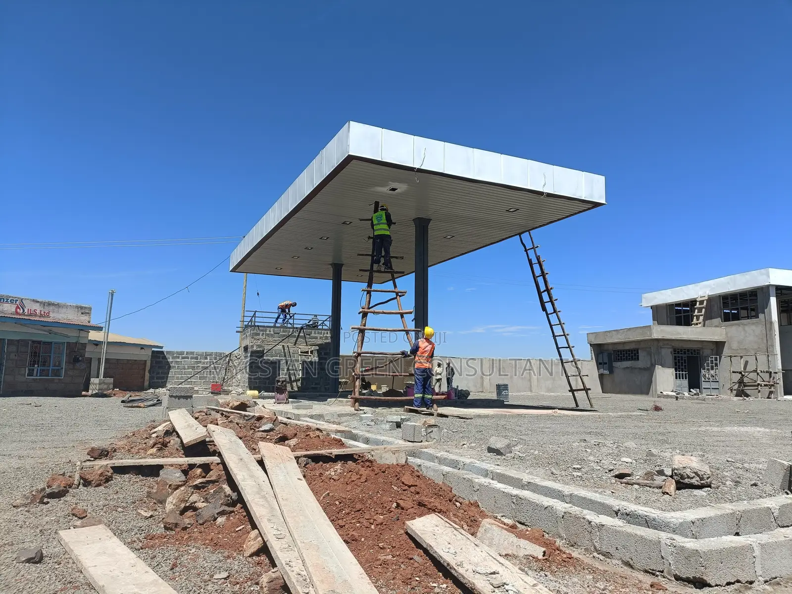 Petrol Station Canopy Construction Services in Kenya