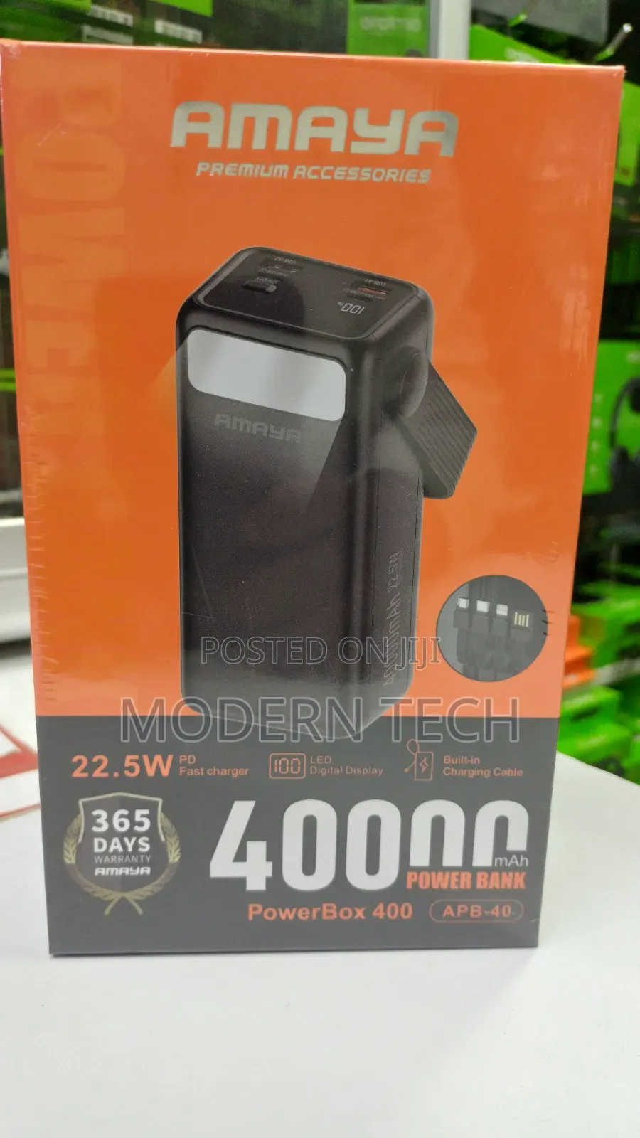 Amaya Apw-04 Power Bank 40000mah 22.5w