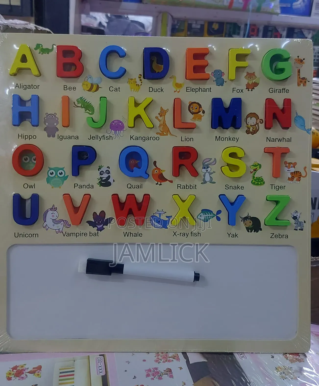 Wooden Puzzles With Writing Board –Km