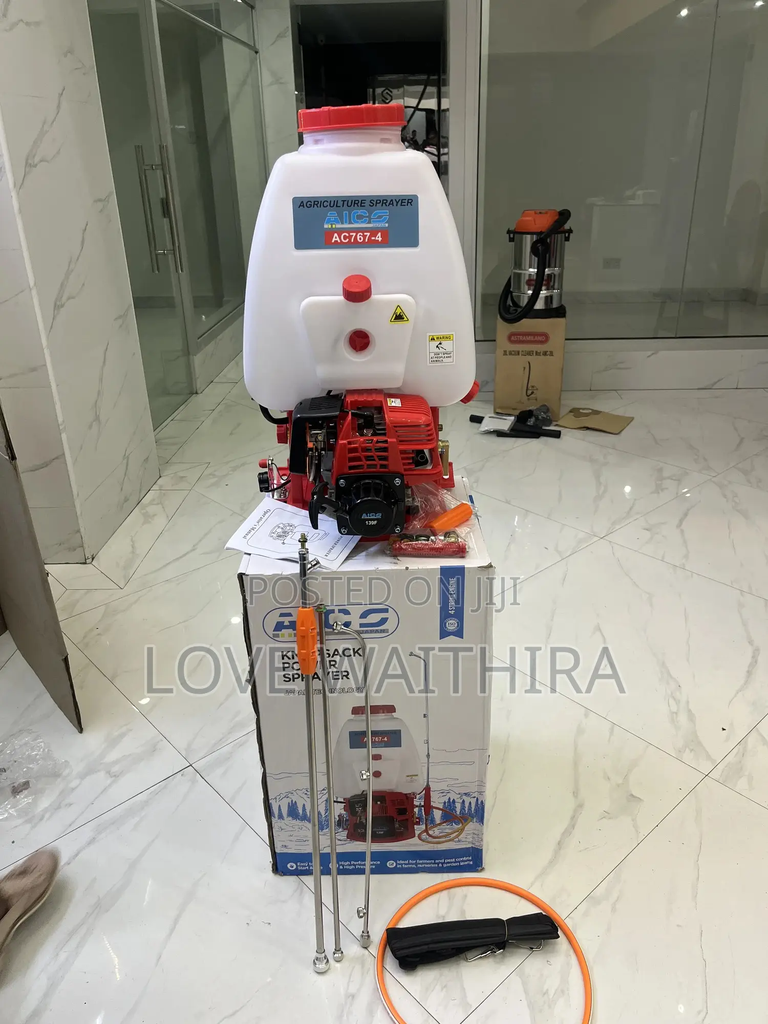 Aico Japan 25l 4-Stroke Knapsack Power Sprayer