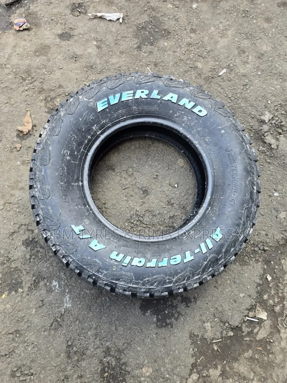 235 /75 R15 Everland (All Terrrain) Commercial.