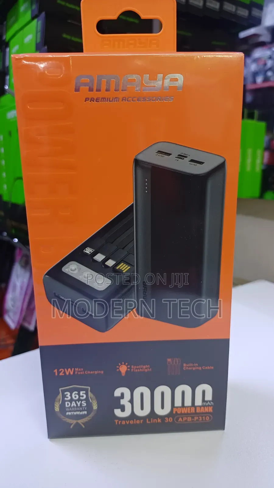 Amaya Apb-P310 Power Bank 30000mah,
