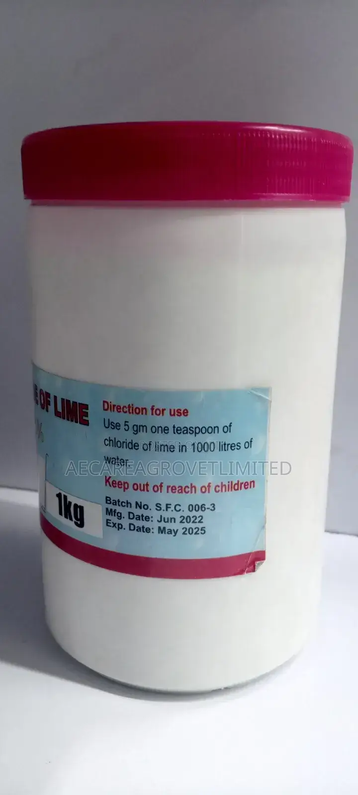 Chloride of Lime 65% 250g, 500g, 1kg