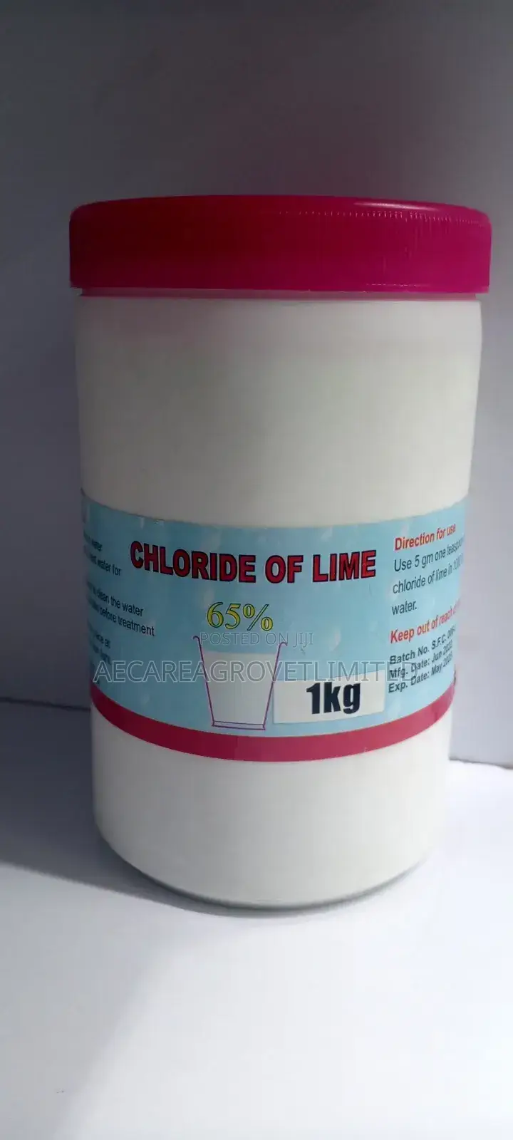 Chloride of Lime 65% 250g, 500g, 1kg