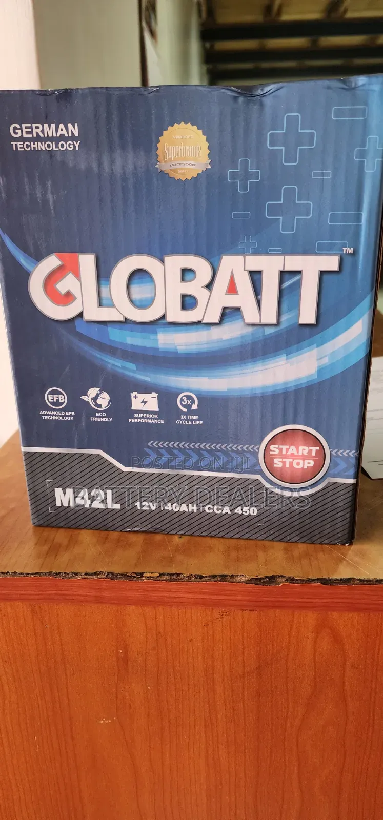 Globatt Car Battery Ns40efb / M42 Start Stop