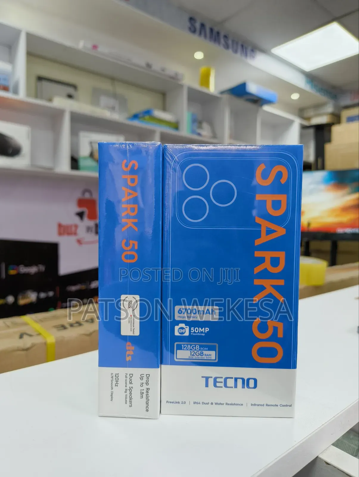 New Tecno Spark 50 128 GB Black