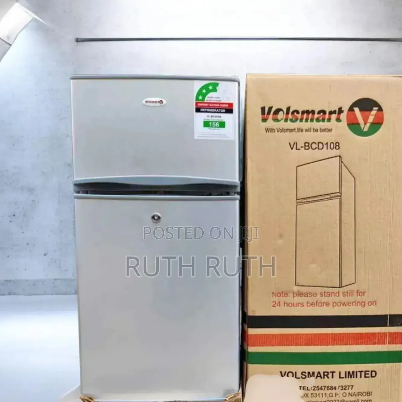 Double Door Small Vollsmart Fridge Vlbcd108s