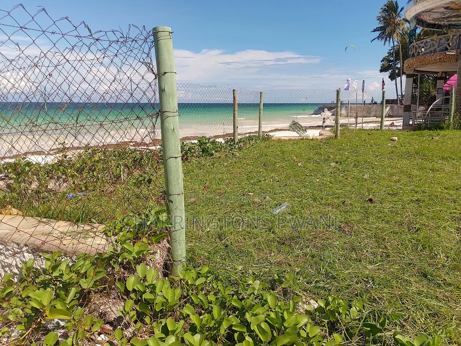 1 Acre Sandy Beachfront | Fenced Serviced | Galu Diani