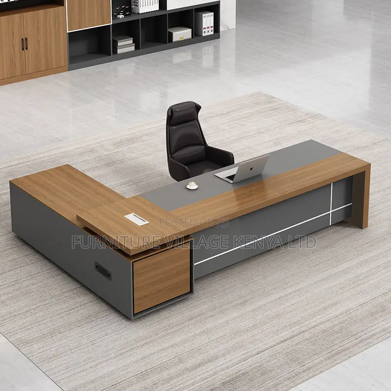 Managerial L-Configuration Office Work Desk-180cm