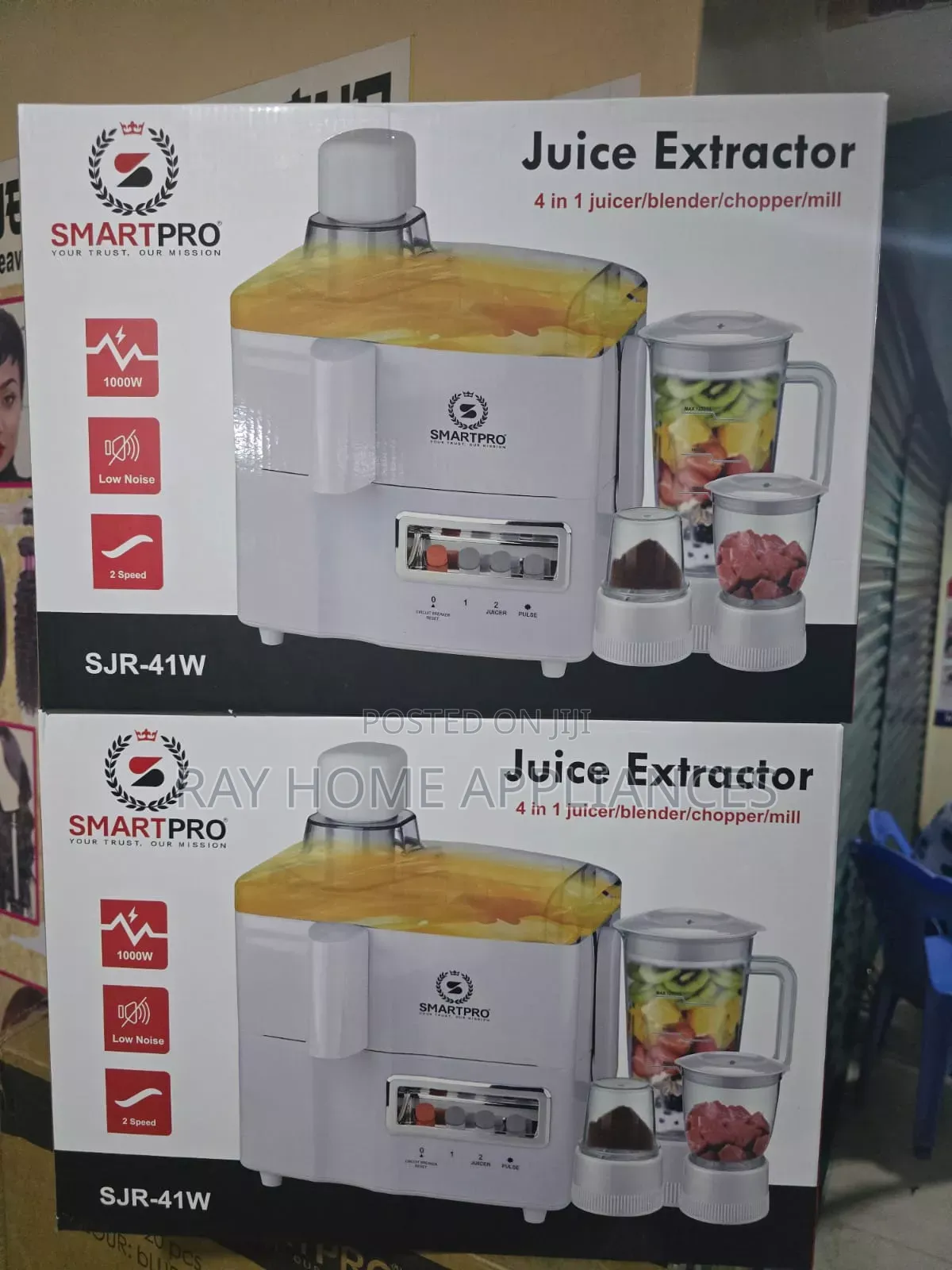 4 in 1 Juicer -Blender-Grinder and Mill Food Processor