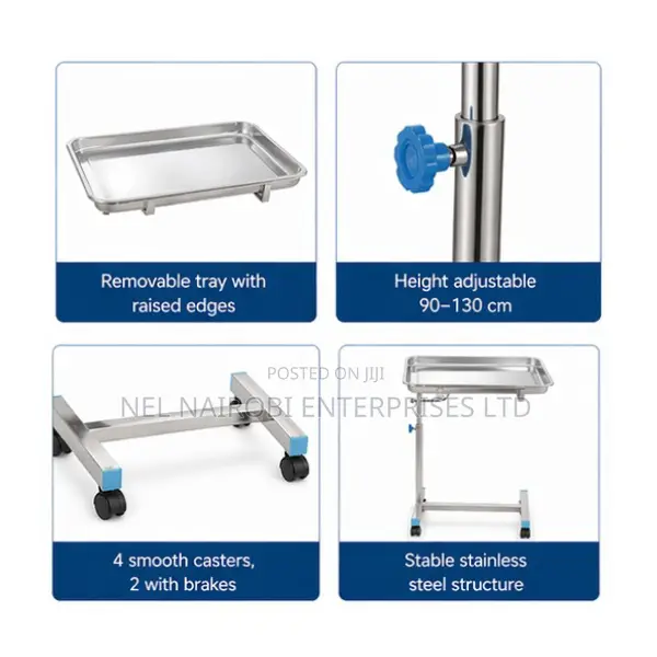 Stainless Steel Mayo Trolley