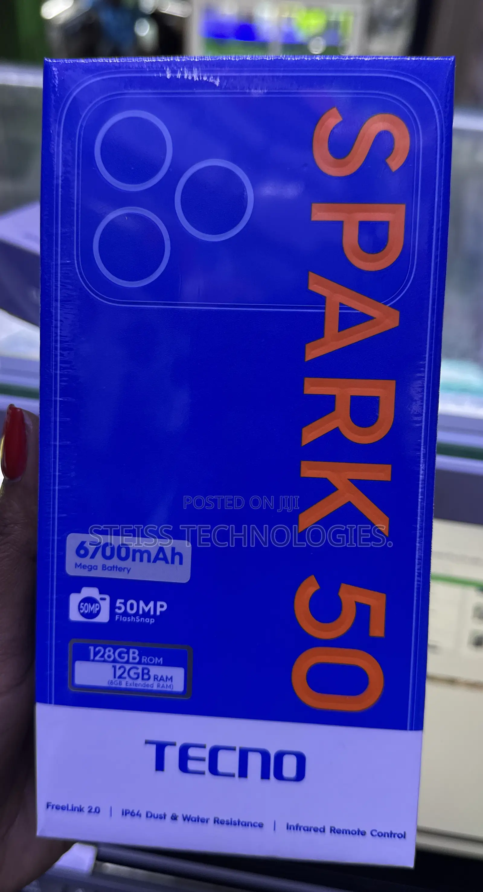 New Tecno Spark 50 128 GB Black