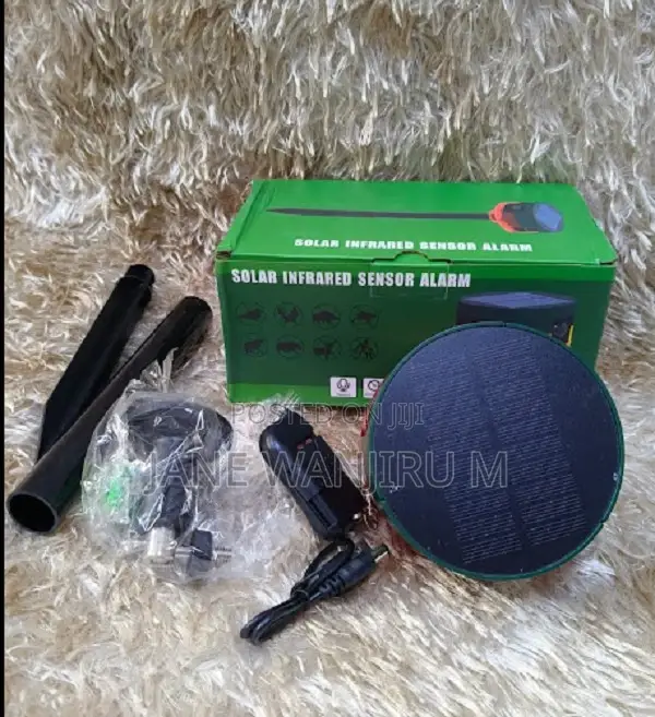 Solar Alarm System With Pir Motion Sensor