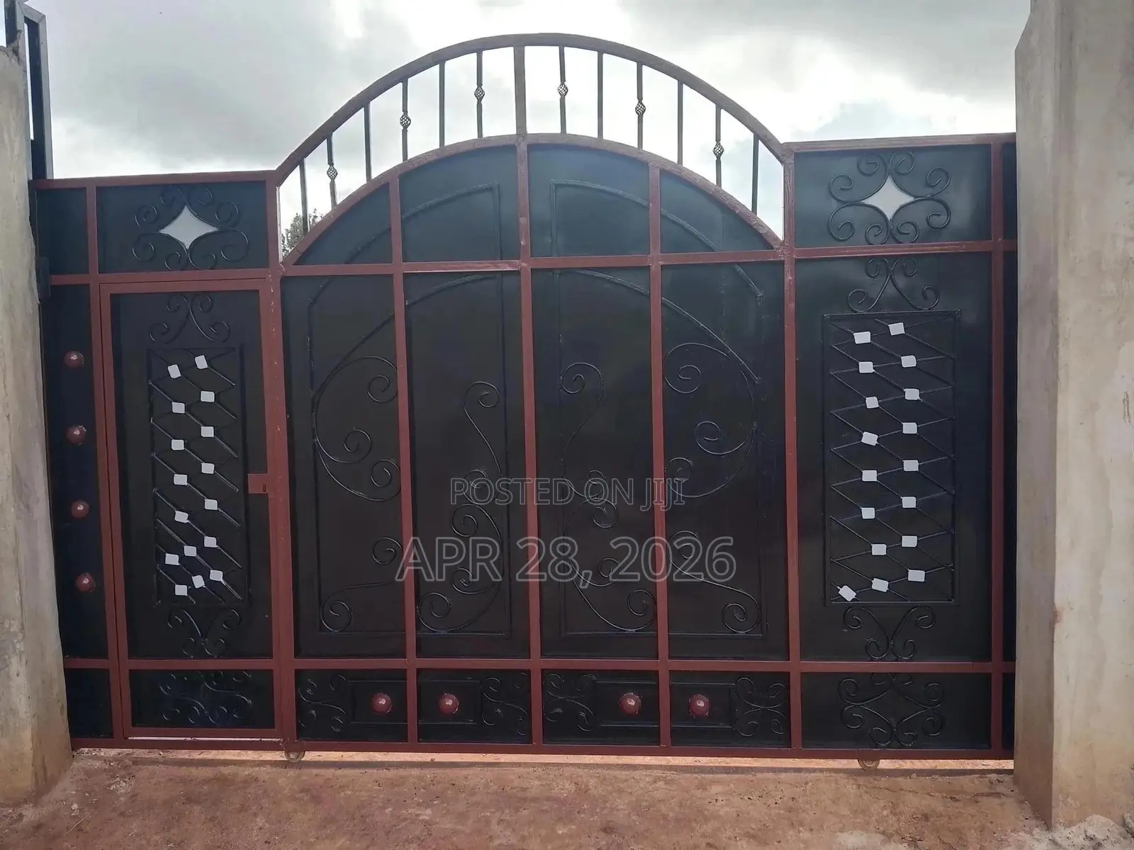 Black Metallic Gate