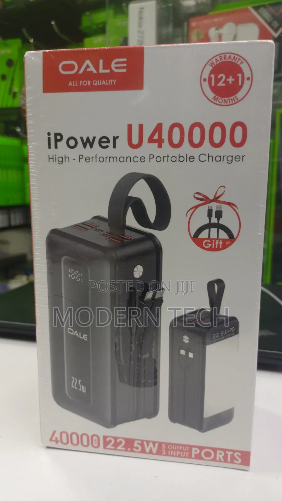 Oale 22.5w Fast Charge 40,000mah Portable Power Bank