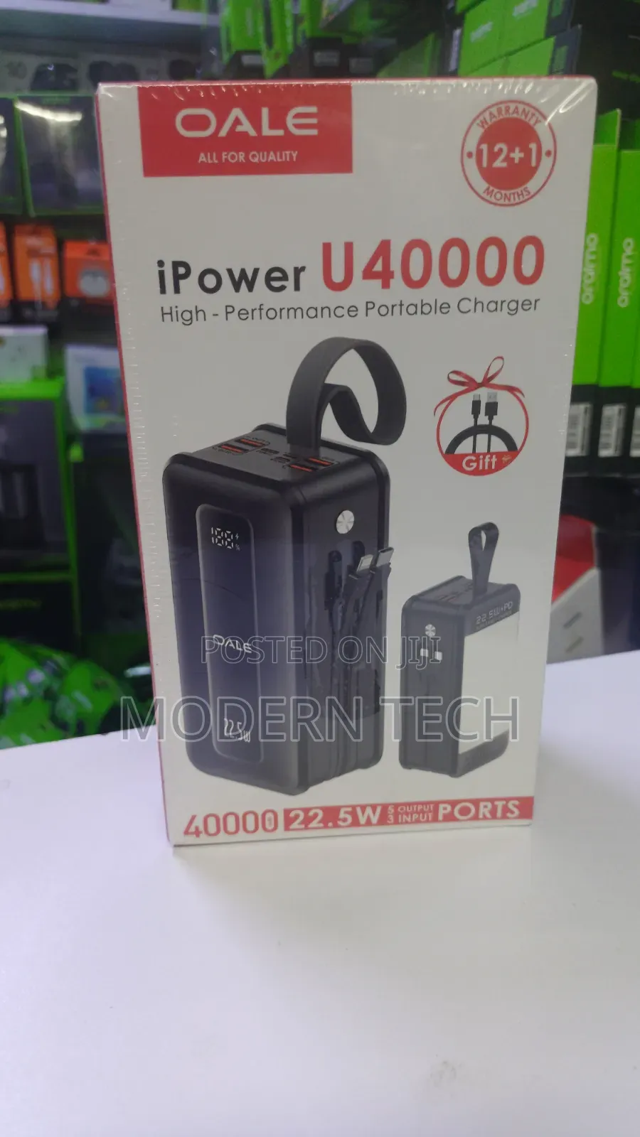 Oale 40,000mah 22.5w Fast Power Bank