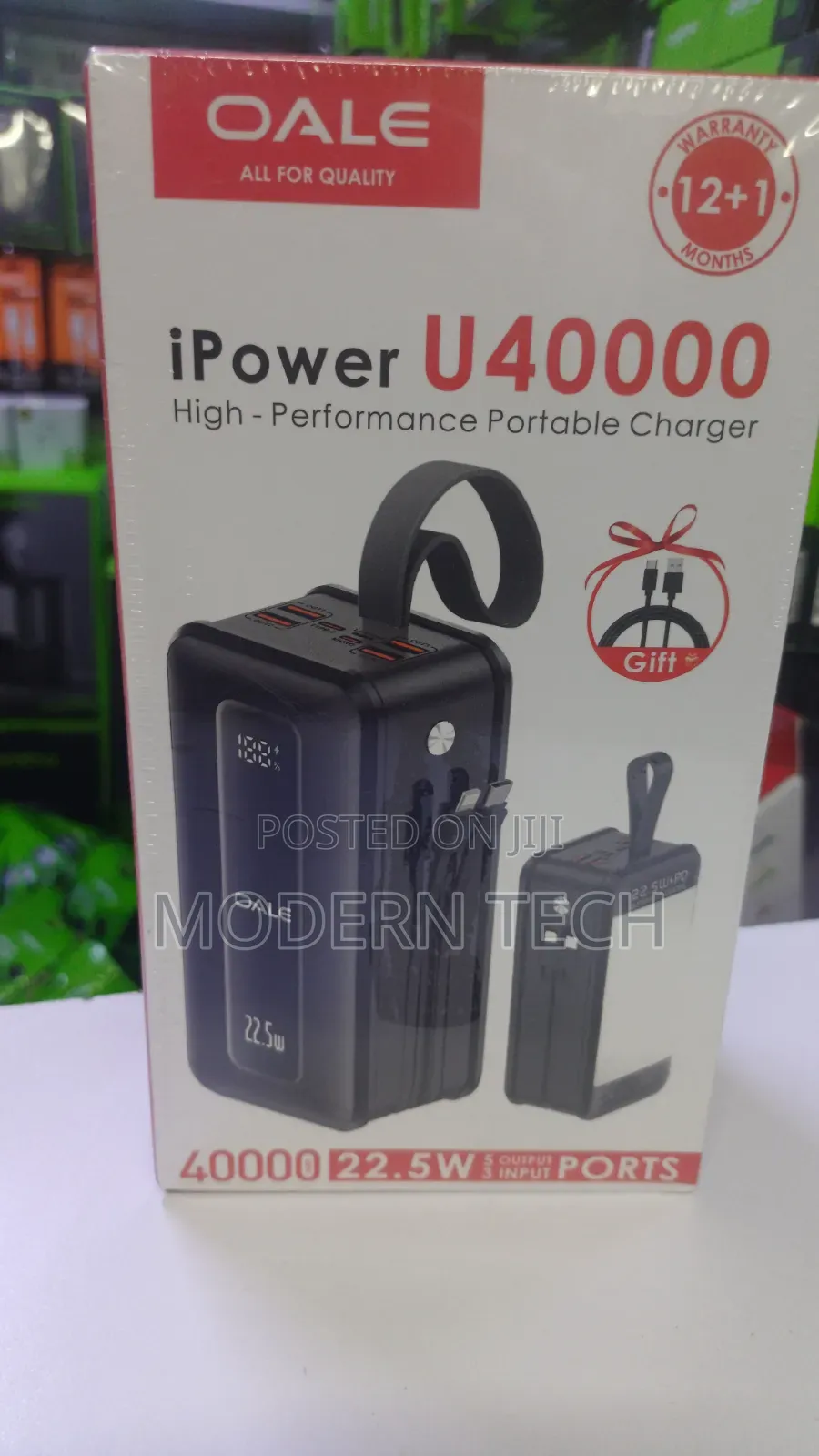 Oale 40,000mah 22.5w Fast Power Bank