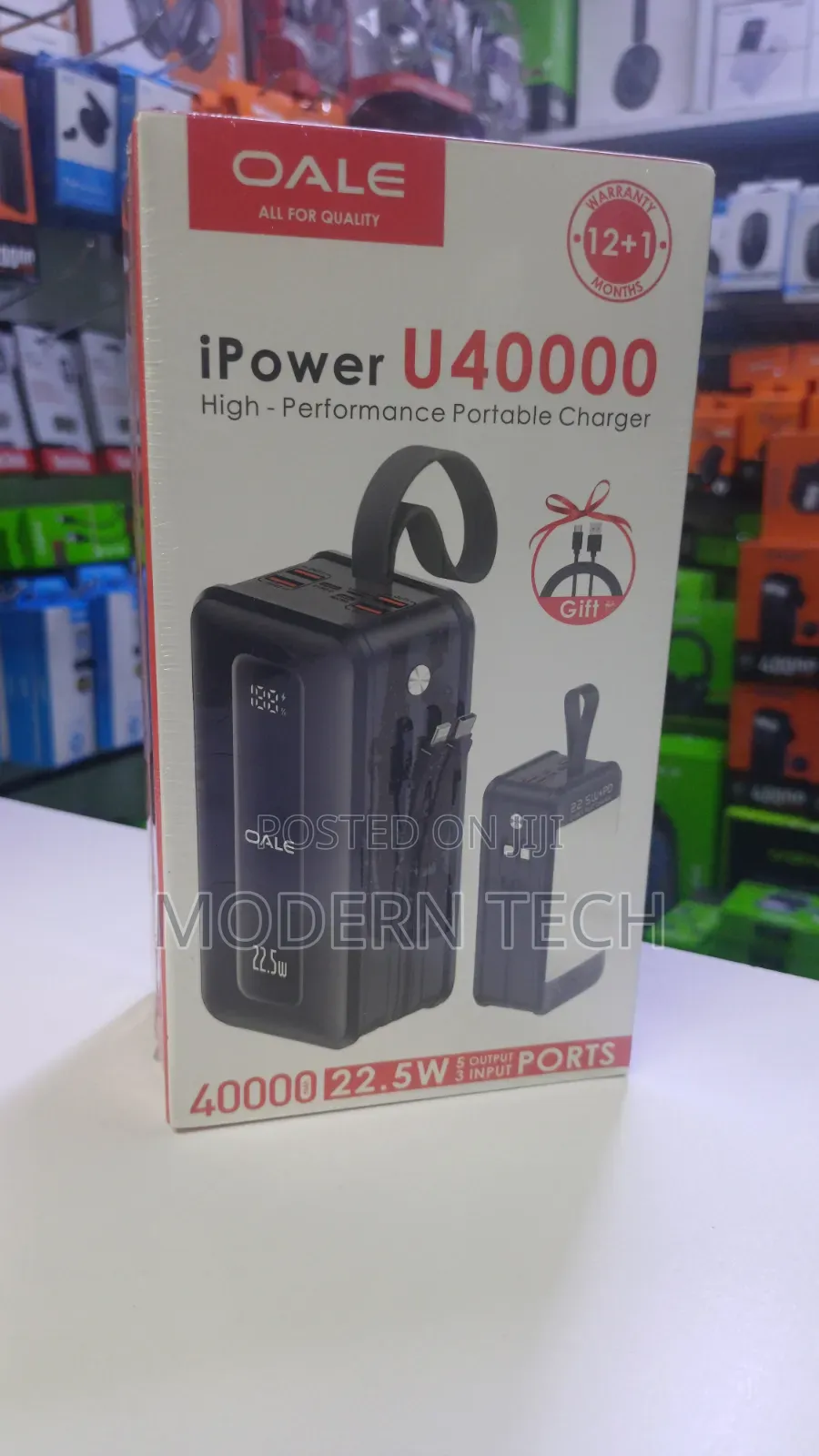 Oale 40,000mah 22.5w Fast Power Bank