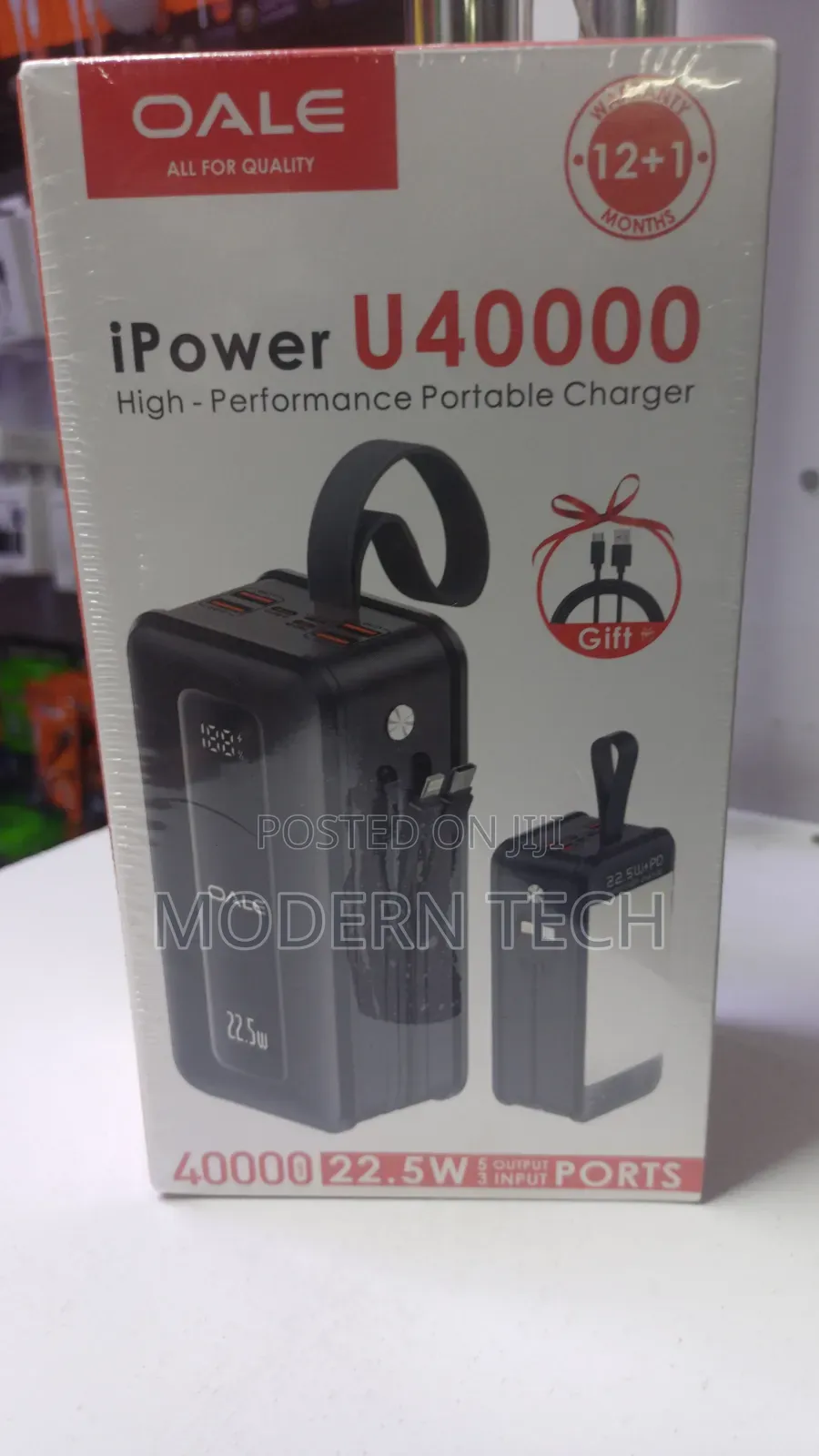 Oale 40,000mah 22.5w Power Bank