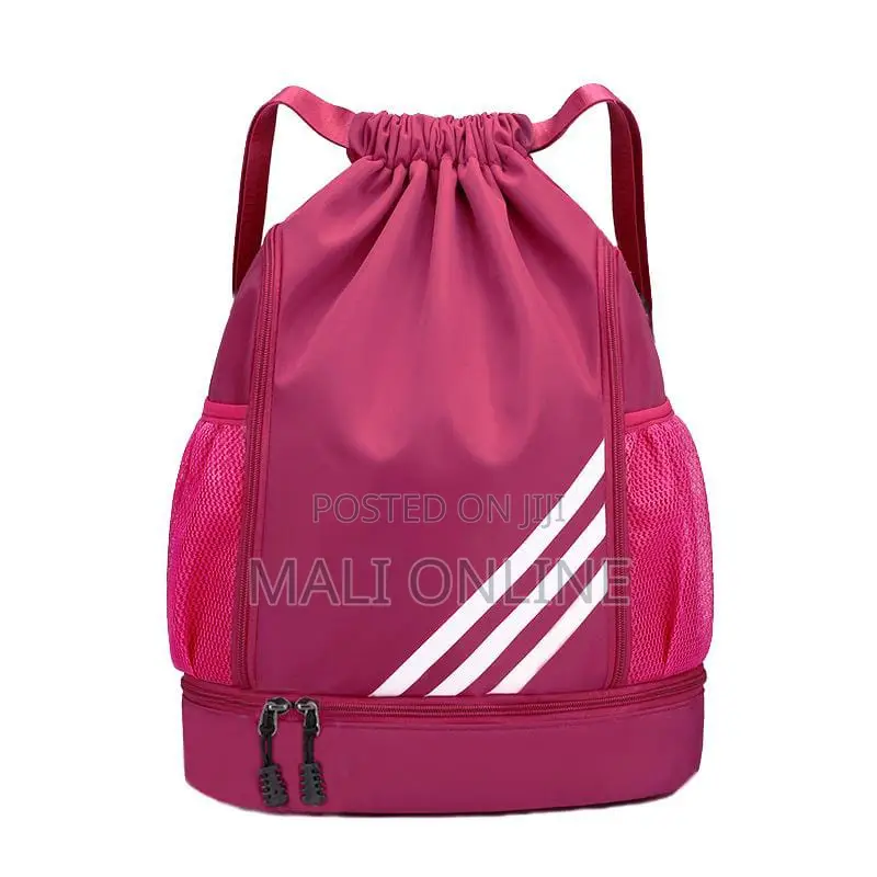 45cm 35-55l Sports Backpack Drawstring Gym Bag With Ball Compartment
