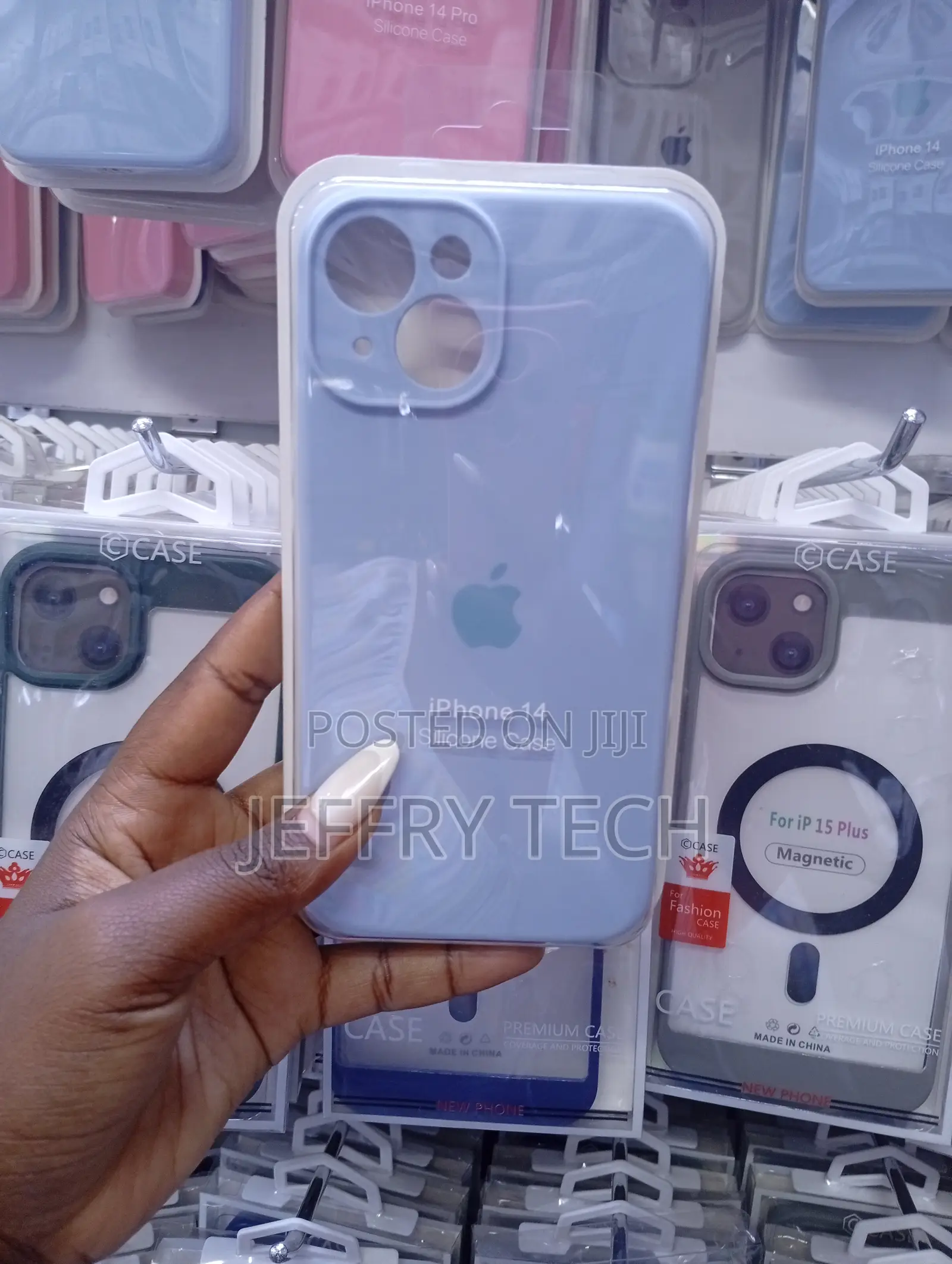 Lavender Purple Silicone Case Designed for the Apple iPhone 14