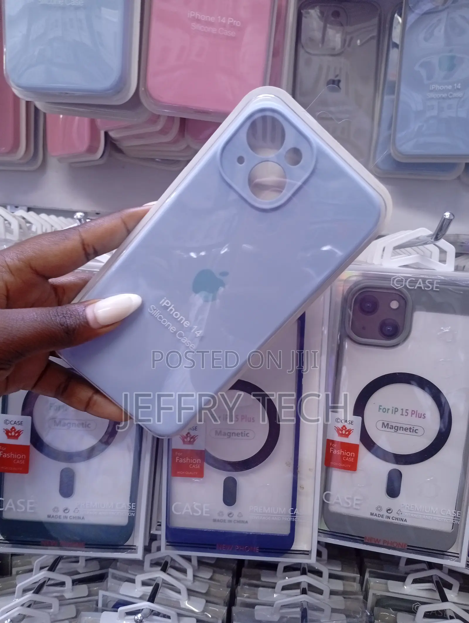 Lavender Purple Silicone Case Designed for the Apple iPhone 14