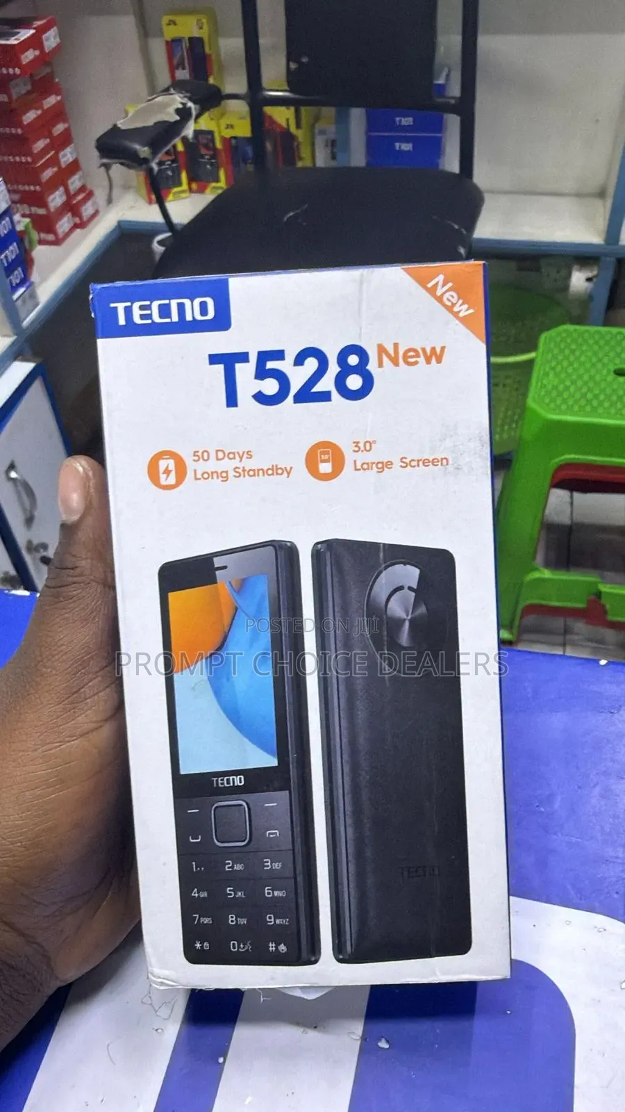 New Tecno T528 Black