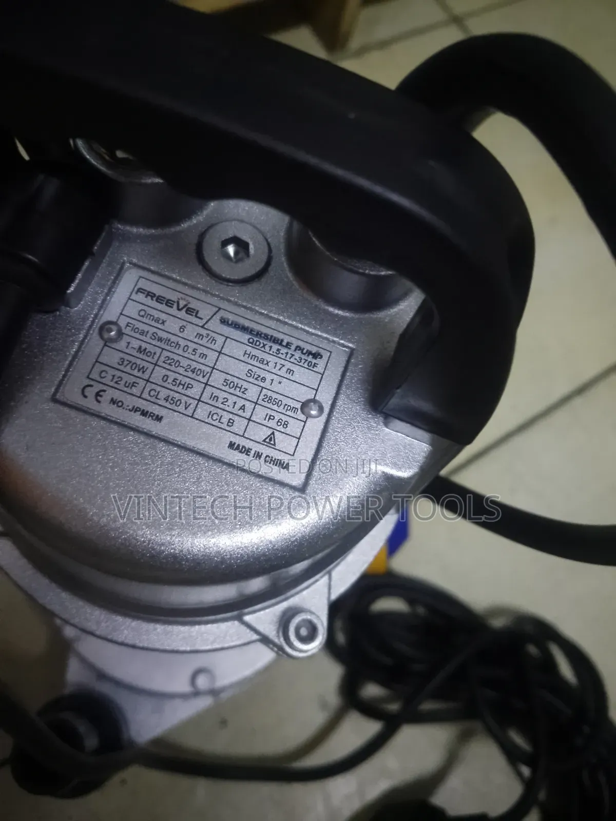 0.5 Hp Submersible Pump/QDX 0.5 Pump