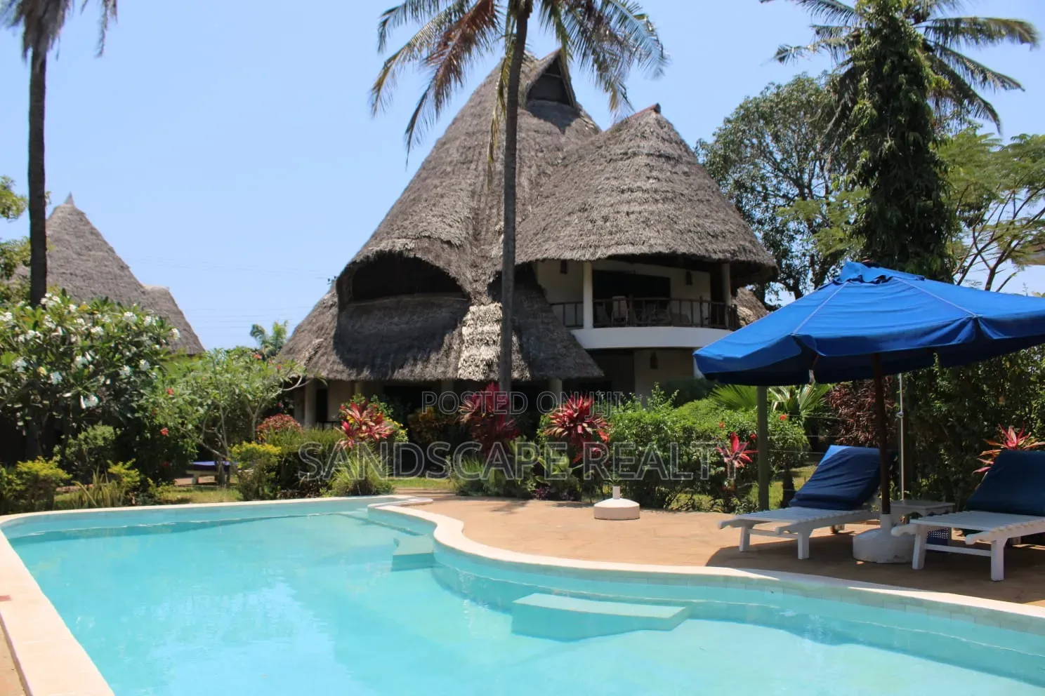 Furnished 3bdrm Villa in Neptune, Diani for sale